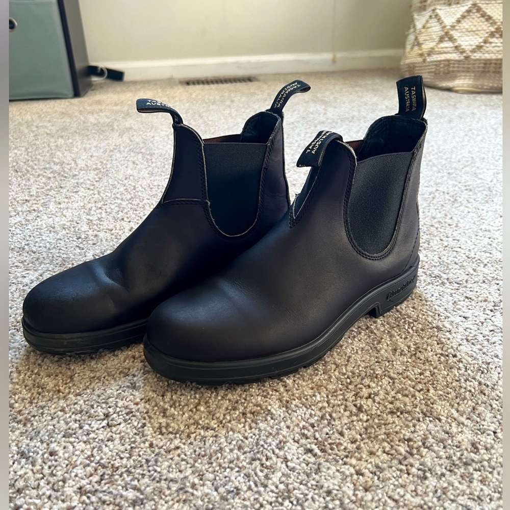 Men’s Black Leather Blundstone 500 Boot